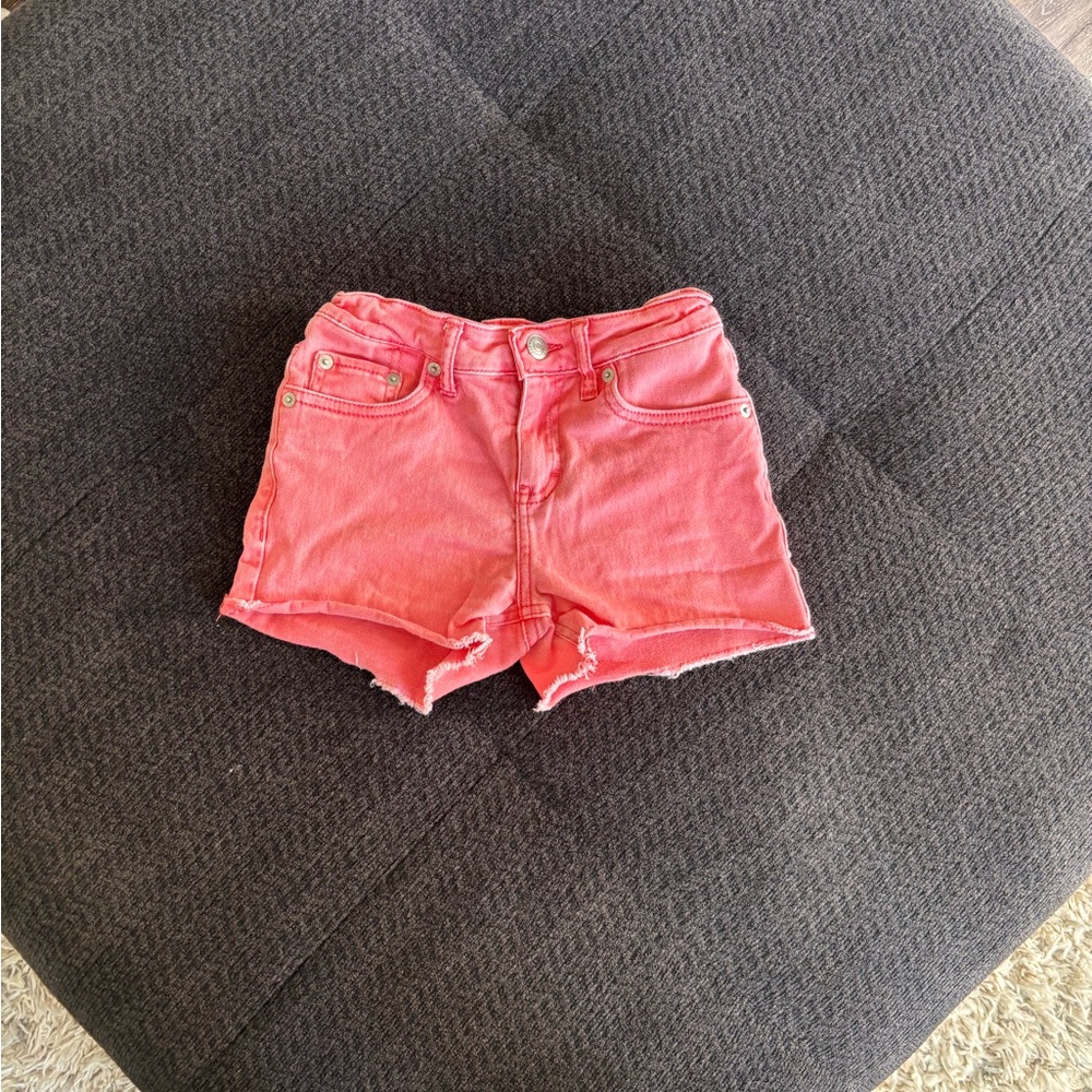 Girls Levi Girlfriend Fit Denim Shorts